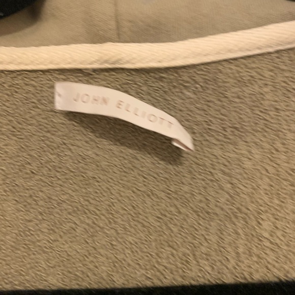 John Elliot Hooded Villian Sweatshirt Tan Size 1 - Picture 4 of 10